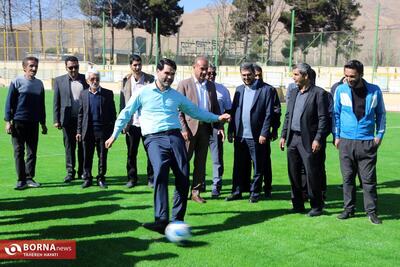 افتتاح زمین چمن مصنوعی شهدای قصردشت شهر شیراز