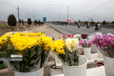 (تصاویر) رژه موتورسواران در سالروز ورود امام خمینی به تهران