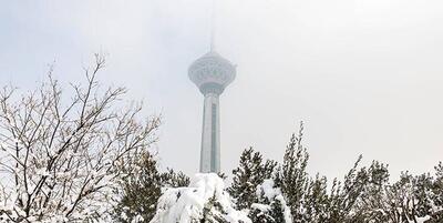روز گذشته در مناطق مختلف تهران چقدر برف بارید؟