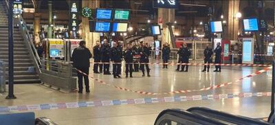 حمله با چاقو به مسافران در ایستگاه قطار پاریس /6 مجروح از جمله یک افسر پلیس