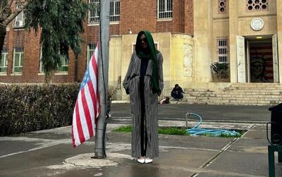 ویتنی رایت در سفارت سابق آمریکا در ایران [+تصاویر]