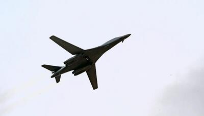 استفاده آمریکا از بمب‌افکن‌های بی‌-۱ نیروی هوایی در حمله به عراق و سوریه