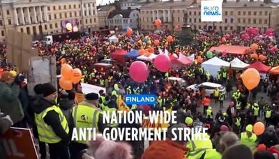 کارگران و رانندگان فنلاند هم به زنجیره اعتصابات اروپا پیوستند