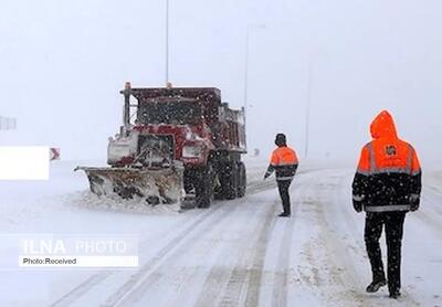 راه 188 روستای مسدود شده از برف در قزوین بازگشایی شد