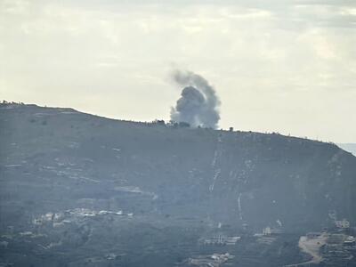 حملات توپخانه‌ای رژیم صهیونیستی به جنوب لبنان با بمب‌های فسفری