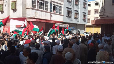 راهپیمایی در مراکش، یمن و اردن در همبستگی با غزه