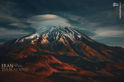 تصویری استثنائی از قله دماوند