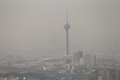 هوای تهران دوباره آلوده شد/وضعیت هوا در شرایط نارنجی