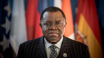 هاگه گینگوب، رییس‌جمهور نامیبیا درگذشت