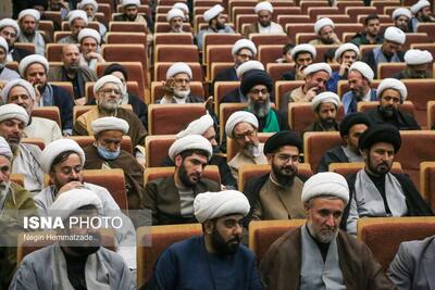 (تصاویر) حدادعادل در گردهمایی طلاب جنوب تهران
