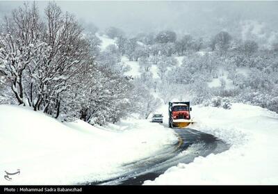آخرین وضعیت راه‌ها؛ کولاک برف در جاده‌های ۶ استان