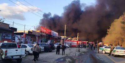 خبرگزاری فارس - آتش‌سوزی خاورشهر تا این لحظه مصدوم نداشته است