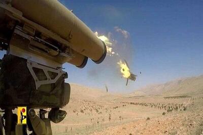 لحظه اصابت موشک حزب الله به پایگاه اسرائیلی  + فیلم