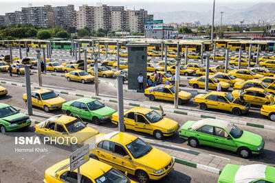 شناسایی و اخطار به تاکسی‌های رها در پایتخت/ قطع طرح ترافیک ۶۰۰ تاکسی غیرفعال تهران
