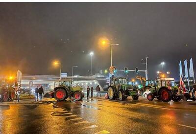 اعتراض خیابانی کشاورزهای اروپا به هلند رسید +فیلم