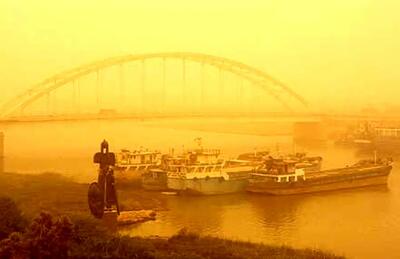 ۴ شهر خوزستان در وضعیت نارنجی آلودگی هوا قرار دارند