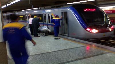 فوت شهروند تهرانی در برخورد با قطار مترو