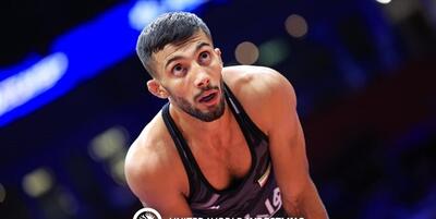 محمد رضا گرایی در یک وزن بالاتر روی تشک می‌رود