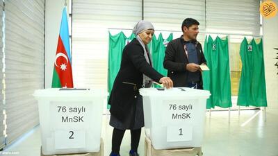 (تصاویر) انتخابات ریاست جمهوری در آذربایجان