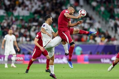 (تصاویر) دیدار تیم‌های ایران و قطر در جام ملت‌های آسیا