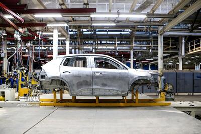 (تصاویر) افتتاح خط تولید خودروی «ری را »