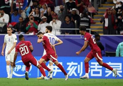 موقعیت گل قطر با خطا روی بیرانوند و درگیری بازیکنان