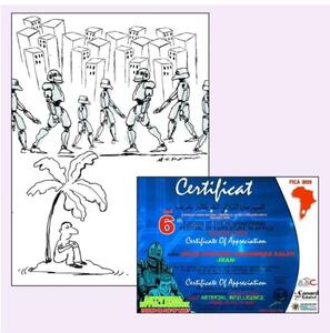 تقدیر از کارتونیست کرمانی در مسابقۀ بین‌المللی کاریکاتور آفریقا