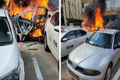 ببینید | انفجار یک خودرو در شرق تل آویو
