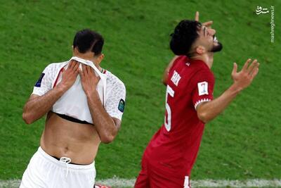عکس/ حال و روز بازیکنان ایران پس از باخت به قطر