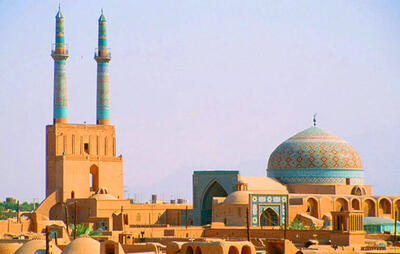 جلوه‌ای زیبا از عظمت مسجد جامع یزد