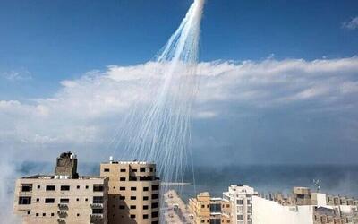 حمله رژیم صهیونیستی به غزه با بمب‌های فسفری