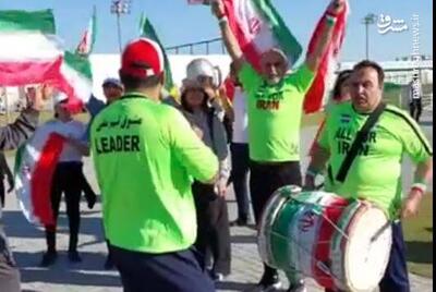 فیلم/ حال و هوای هواداران ایرانی بیرون از ورزشگاه الثمامه