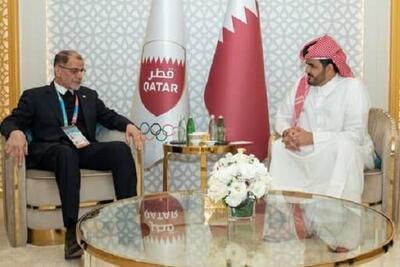 محمود خسروی‌وفا با رییس کمیته ملی المپیک قطر دیدار کرد
