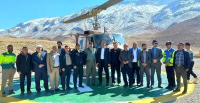 افتتاح بیست و دومین پد بالگرد اورژانس هوایی در اصفهان