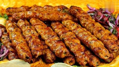 (ویدئو) طرز تهیه کباب کوبیده مرغ به سبک عربی در فر