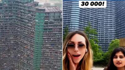 (ویدیو) شهرک آپارتمانی ۲۰ هزار نفری که نیاز به هیچ چیز ندارند