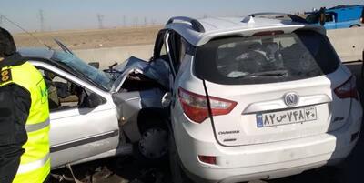 خبرگزاری فارس - تصادف 3 دستگاه خودرو در اتوبان کاشان قم ۱۱ مصدوم برجای گذاشت