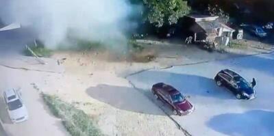 فیلم/ لحظه حمله پهپادی به یک خودروی غیرنظامی در شهر نبطیه