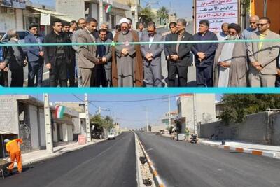 یک پروژه عمرانی در بندر امام حسن افتتاح شد