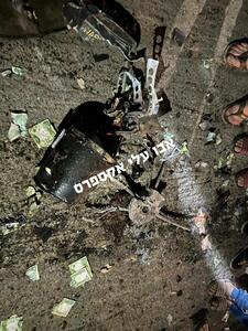 عکس موشک امریکایی که دیشب در عراق منفجر شد