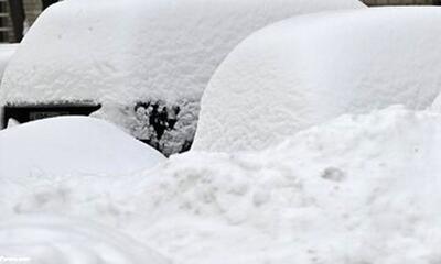 تصویری باورنکردنی از بارش 4متری برف در کردستان