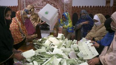 نتایج اولیه انتخابات پاکستان