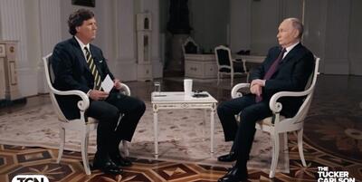 نخستین مصاحبه رییس‌جمهور روسیه با یک خبرنگار غربی پس از حمله به اوکراین / پوتین: آمریکا تمامی رسانه‌های دنیا را کنترل می‌کند