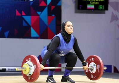 هت‌تریک برنزی دختر وزنه‌بردار ایران در آسیا