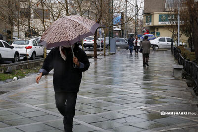 سامانه جدید بارشی وارد کشور شد | بارش در این استان ها شدت دارد | گرم ترین و سردترین شهرها