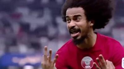 سومین گل قطر، اولین هت‌تریک تاریخ فینال جام ملت‌ها