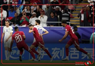 گل اول قطر توسط اکرم عفیف از روی نقطه پنالتی