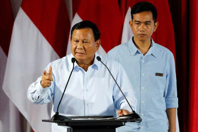 وزیر دفاع اندونزی در یک قدمی ریاست‌جمهوری