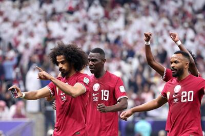 گل دوم قطر به اردن ؛ باز هم  اکرم عفیف + فیلم