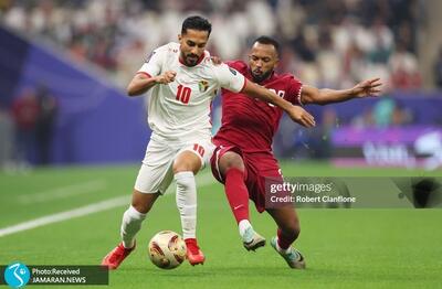 فینال جام ملت های آسیا 2023| قطر 1-0 اردن (نیمه اول)+عکس و ویدیوی گل